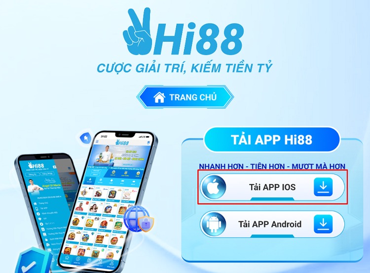 Cài app Hi88 cho IOS