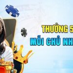 Khuyến mãi Hi88: Thưởng 5% tiền nạp mỗi chủ nhật hàng tuần